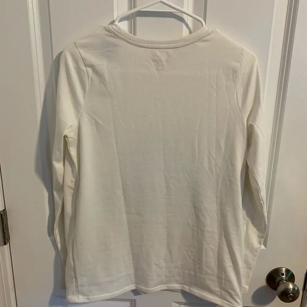 Cat & Jack Size XL (14/16) Magical Unicorn Long Sleeve Tee - Cream